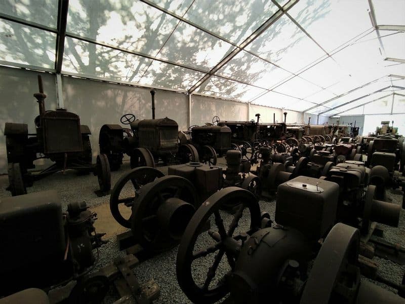 Biržai Castle reflected in the sinkhole lake Širvėna