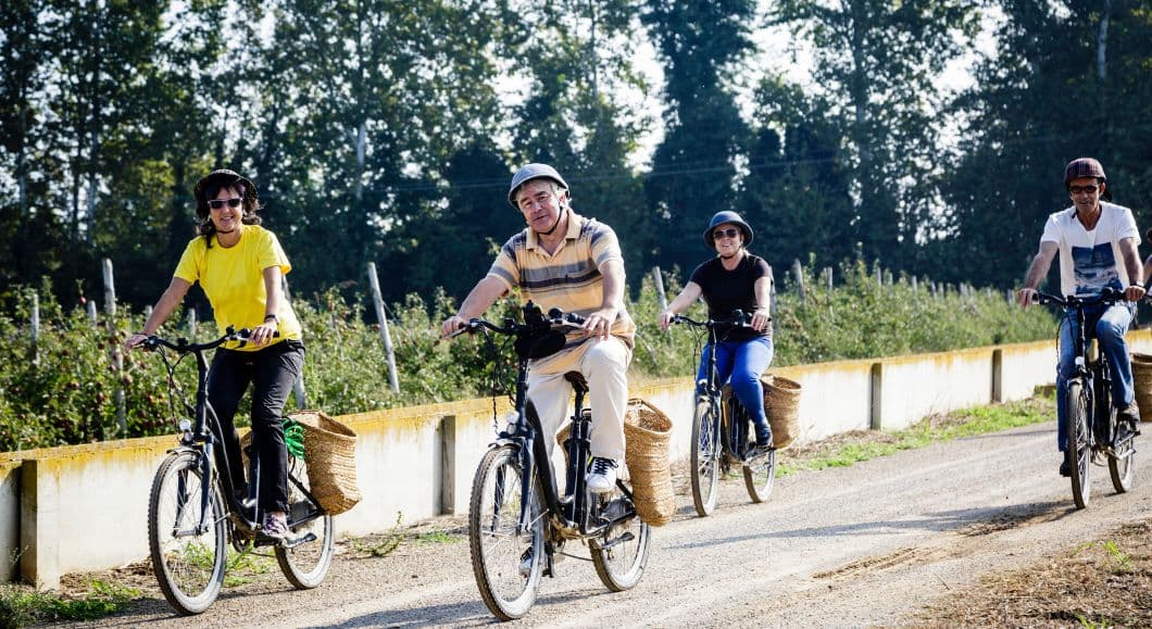 Colorful large-scale mural on the side of a Soviet apartment block in Kaunas