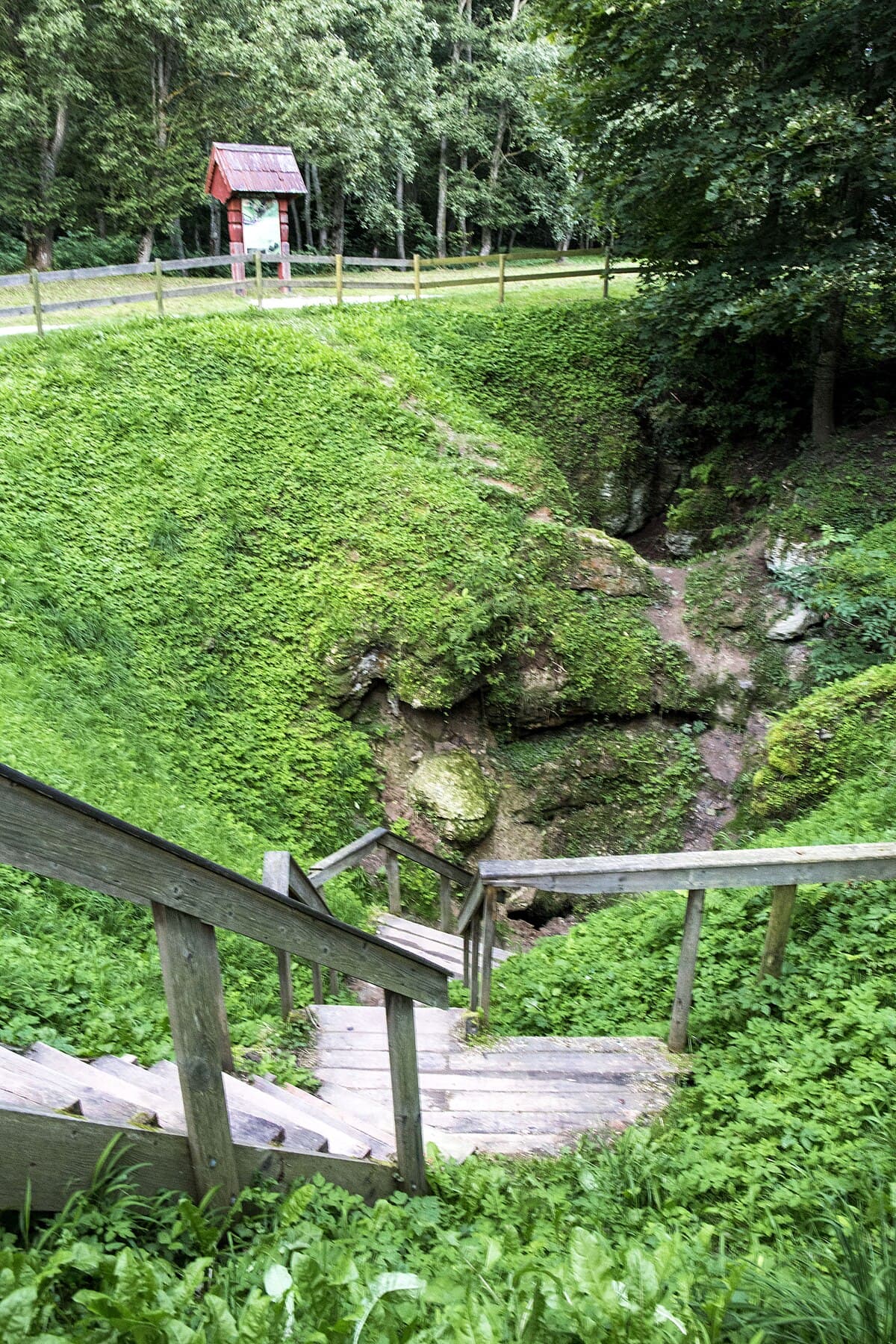 Crystal-clear turquoise water of Kirkilai karst lake