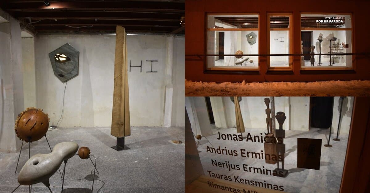 Colorful street art murals lining the walls of Pylimo Street in Vilnius