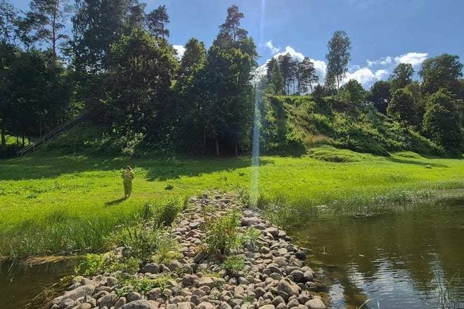 View from Sudargas Hillfort across the Nemunas River into Kaliningrad